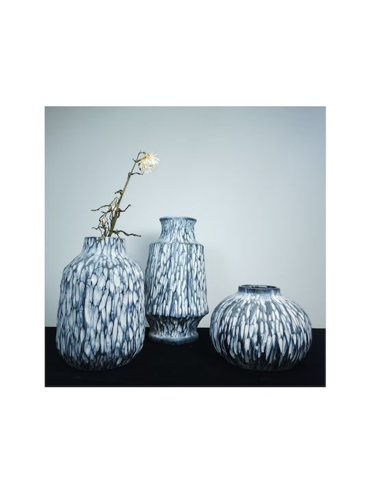 Lalos Vază Decorativă Ceramică Kilauea Albastru 19x19x33cm 1buc