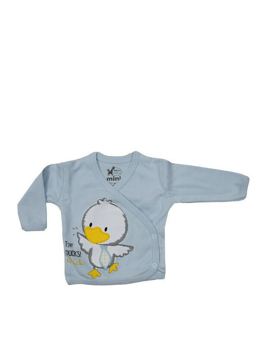 Set pentru copii cu pantaloni Iarnă 5buc Albastru deschis