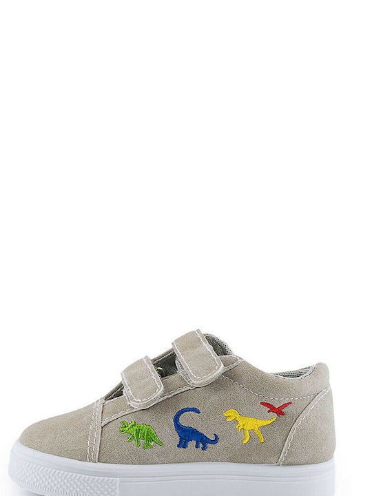 Love4shoes Kids Sneakers with Scratch Gray