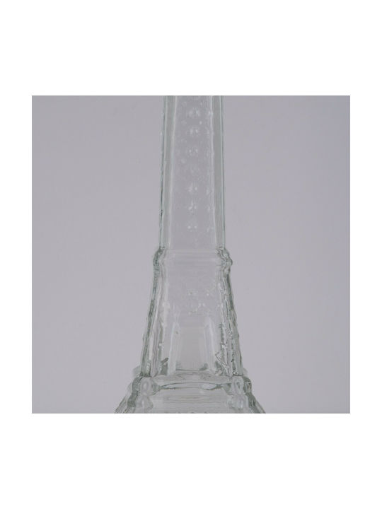 GloboStar Decorative Vase Lucy Transparent 10x10x23.3cm
