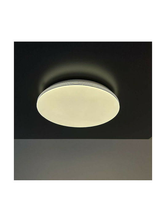 Fischer Honsel Faro Modern Metal Ceiling Light with Integrated LED 33pcs White