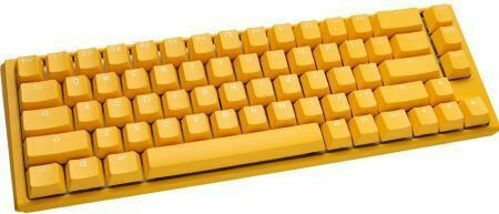 Ducky One 3 SF Gaming Mechanical Keyboard 65% with Cherry MX Silent Red switches and RGB lighting (English US) Yellow