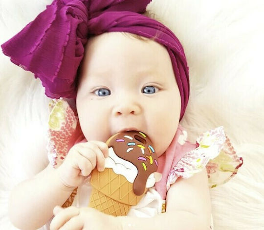 Baby to Love Ice Cream Teether for Teething from Silicone for 3 Months+