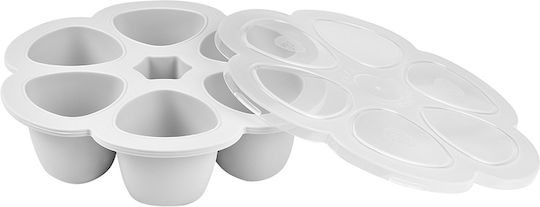 Beaba Gray Multiportii Silicone Container For 0+ Months