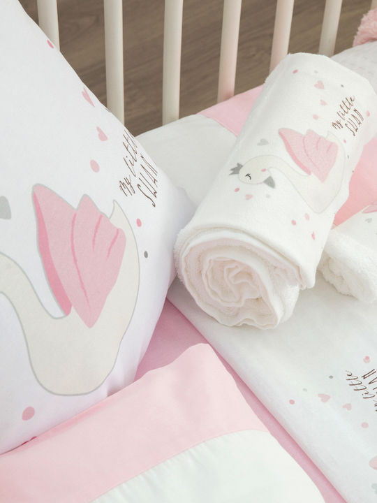 Borea Kids Decorative Pillow My Little Swan White 45x45cm