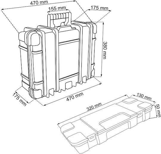 Keter Βαλίτσα Εργαλείων Πλαστική Π47xB38xΥ17cm