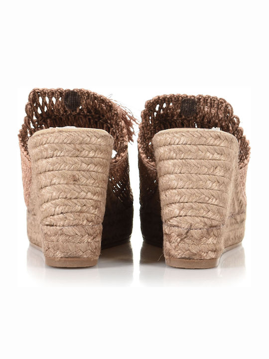 Platforme Dama Tip Slip On Bej
