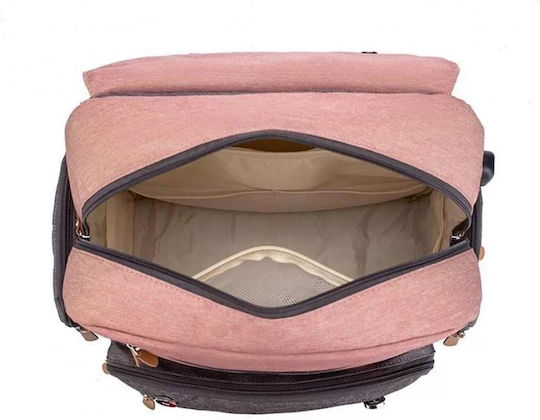 Lequeen Diaper Bag Grey 35x25x39cm.