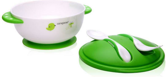 Cangaroo Baby Food Container Set made of Plastic Green 3pcs