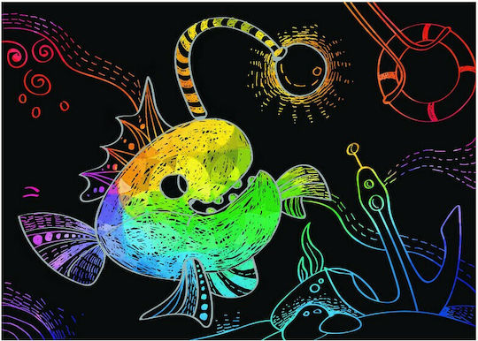 Avenir Ζωγραφική Scratch Book Under The Sea για Παιδιά 3+ Ετών