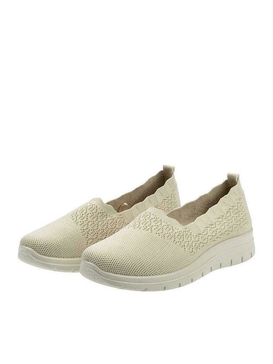 Анатомични Дамски Slip-On Бежови