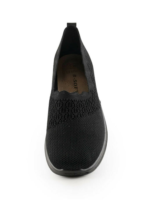 Ανατομικά Γυναικεία Slip-On Μαύρα