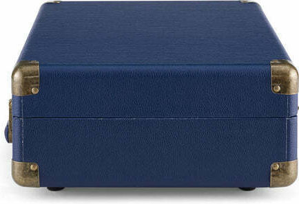 Crosley Cruiser Deluxe CR8005F-NV4 Βαλιτσάκι Πικάπ με Προενίσχυση και Ενσωματωμένα Ηχεία Μπλε