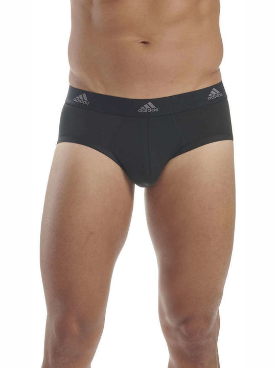 Adidas Ανδρικά Σλιπ Μαύρα Μονόχρωμα 3Pack