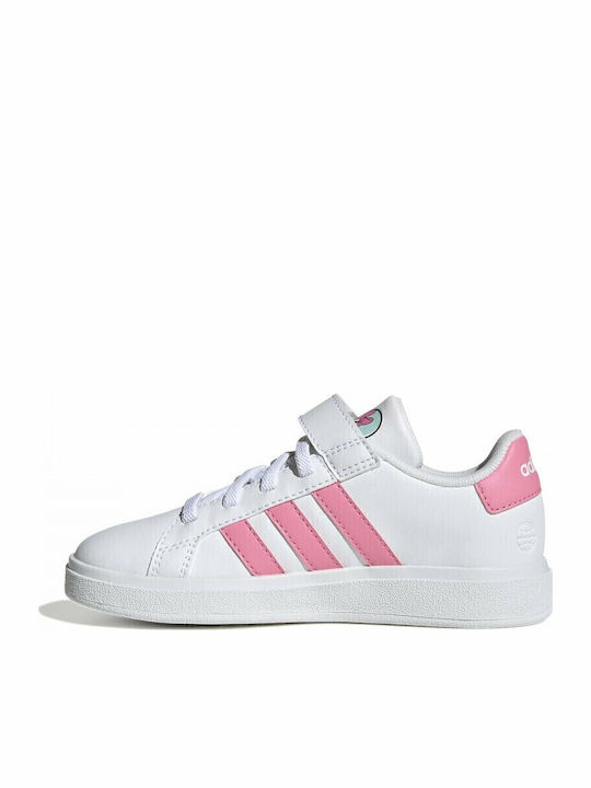 Grand Court Grand Court Детски маратонки Low Cloud White / Bliss Pink / Grey Two
