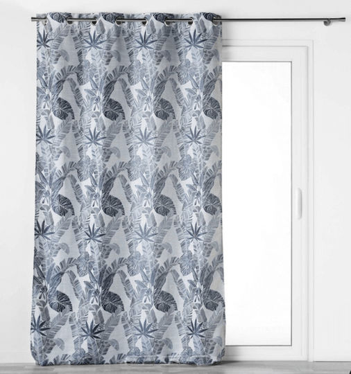Kipper Curtain with Grommet Cocoon Grey 140x260cm