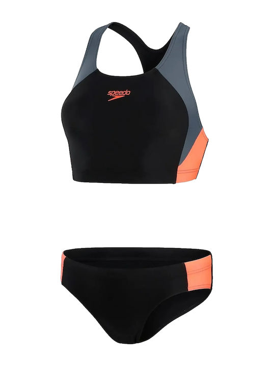 Αθλητικό Set Bikini Μπουστάκι Μαύρο