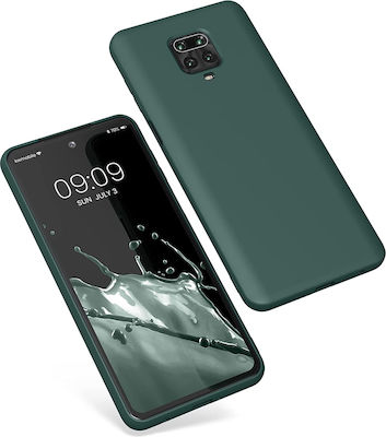 KWmobile Soft Flexible Umschlag Rückseite Silikon Moss Green (Redmi Note 9S / 9 Pro / 9 Pro Max) 56562.169