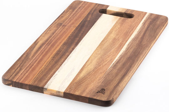 Scalpers Επιφάνεια Κοπής Ξύλινη Καφέ 40x25cm