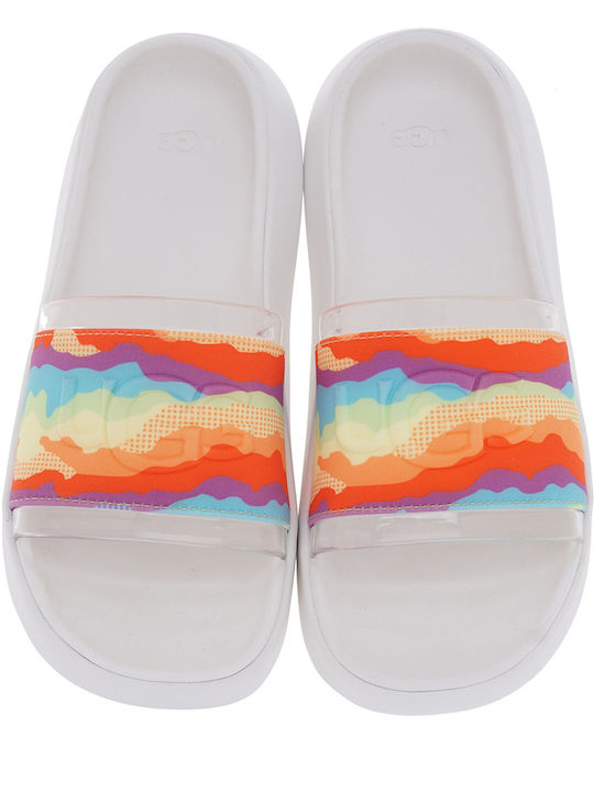 Cali Collage Frauen Flip Flops in Mehrfarbig Farbe