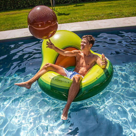 Swim Essentials Avocado Φουσκωτό Στρώμα Θαλάσσης 180x120cm