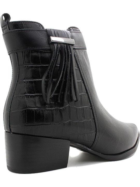Tatum Leather Women's Ankle Boots Black