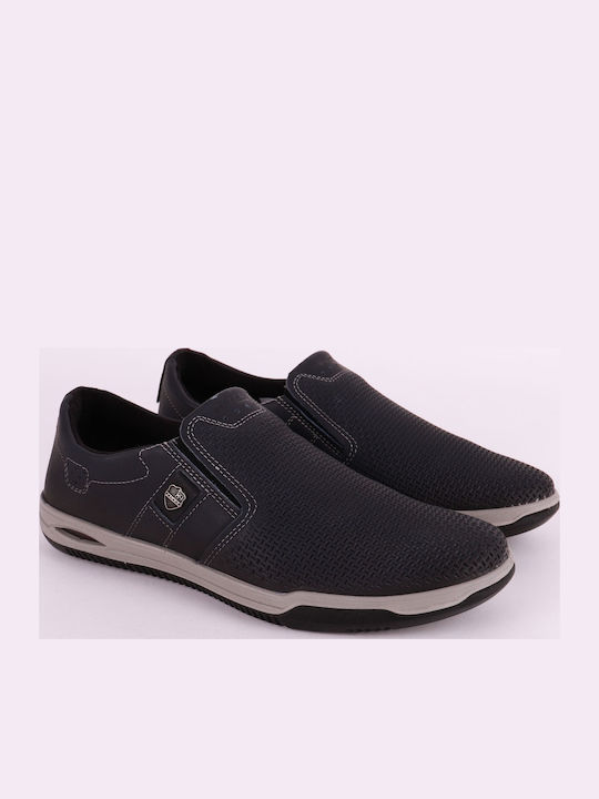 Men's Anatomic Leather Casual Shoes Blue