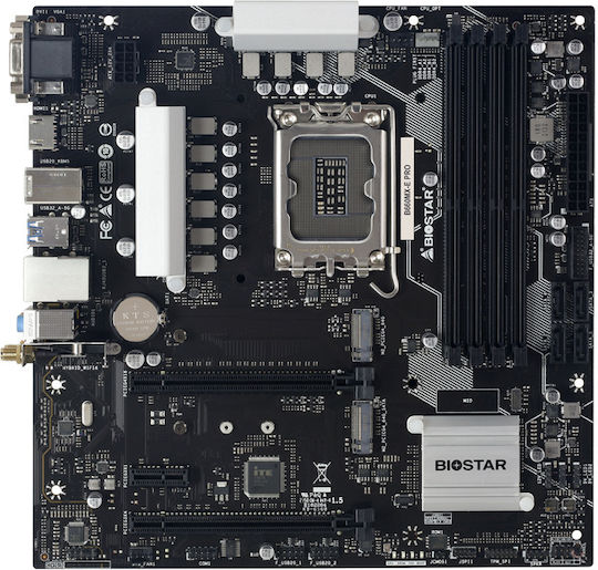 Biostar B660MX-E PRO Ver. 6.0 Wi-Fi Motherboard Micro ATX με Intel 1700 Socket