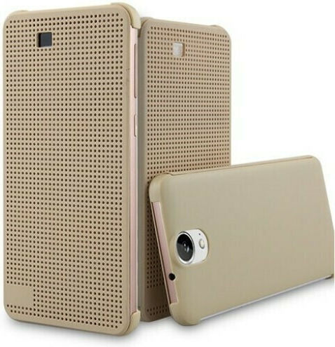 HTC Dot View Buchen Sie Kunststoff Beige (HTC One E9, E9 PLUS)