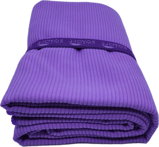 Solart Microfiber Body Towel 220gr/m² Purple 175x110cm