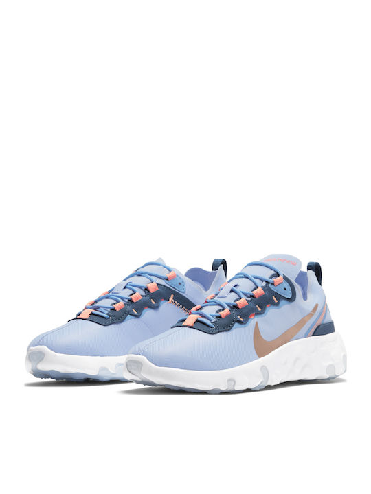 Renew Element 55 Αθλητικά Παιδικά Παπούτσια Running με Κορδόνια Γαλάζια