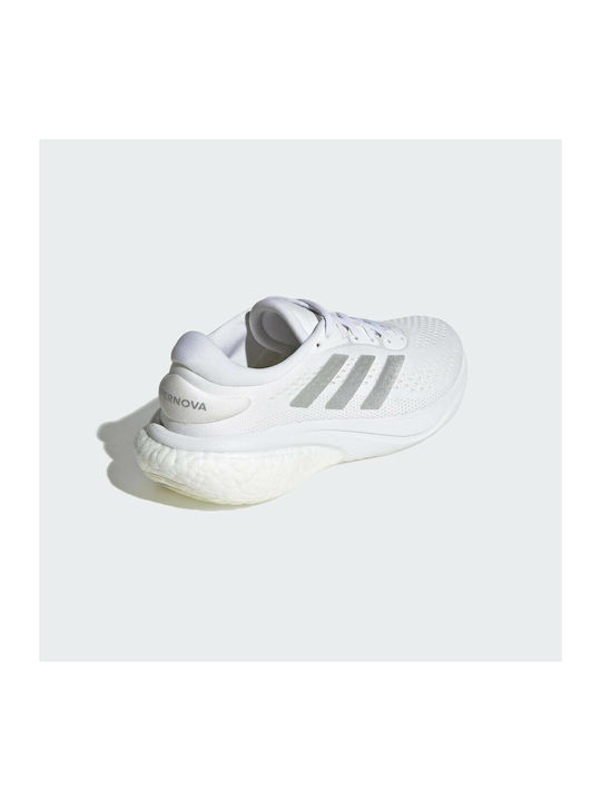 Supernova 2 Sport Shoes Running Cloud White / Silver Metallic