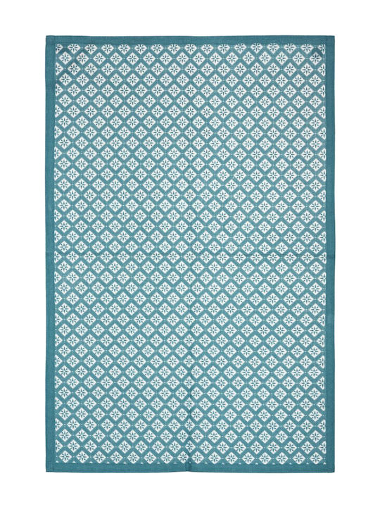Atmosphera Tea Towel from 100% Cotton in Blue Color 45x70cm 3pcs