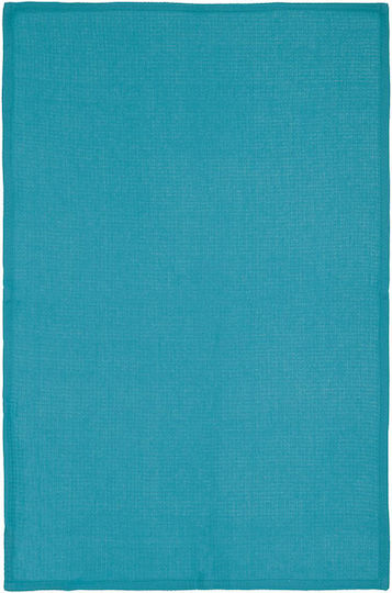 Atmosphera Ποτηρόπανο από 100% Βαμβάκι σε Μπλε Χρώμα 45x70cm 3τμχ