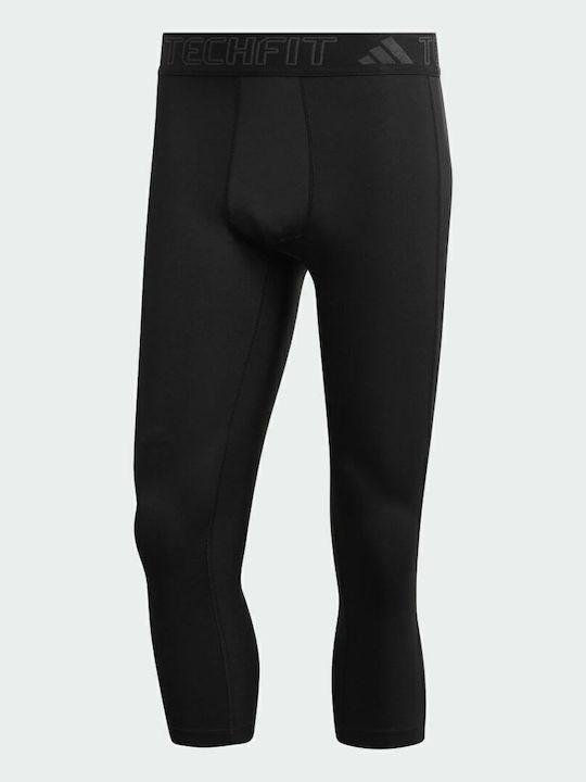 adidas Techfit Training 3/4 Ανδρικό Αθλητικό Κολάν Compression Capri Μαύρο