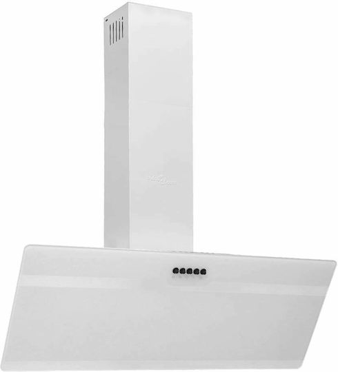 vidaXL Chimney Vent Hood 90cm White