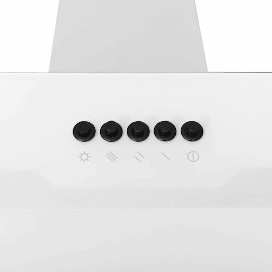 vidaXL Chimney Vent Hood 90cm White