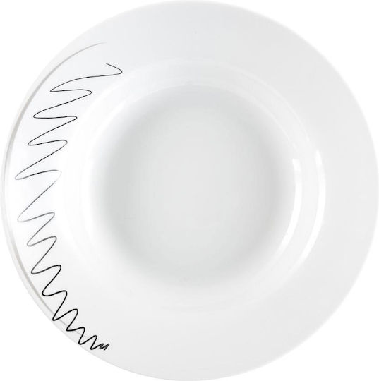 Secret de Gourmet Esquisse White Porcelain Dinnerware Set 18pcs