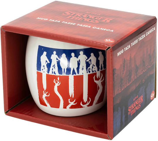 Stor Stranger Things - Upside Down Mug Ceramic White 380ml