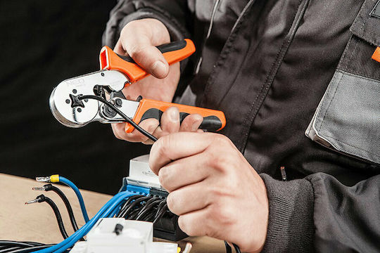 Neo Tools Selbstregulierte Crimpzange für Akrodekten Durchmesserbereich 0.25 - 6mm² Länge 170mm