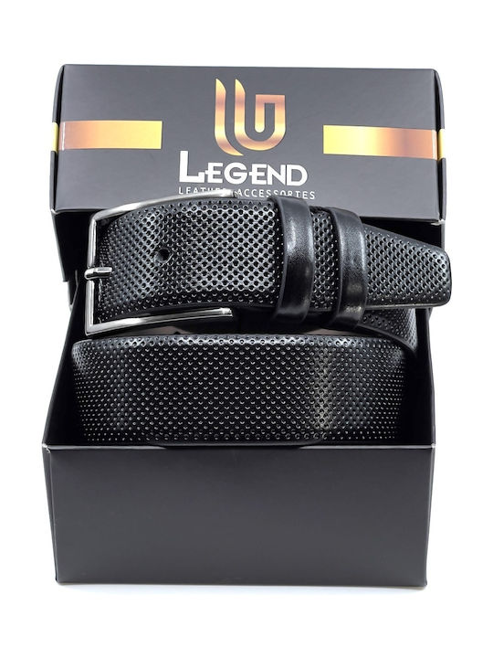 Legend Accessories Herren Gürtel Schwarz