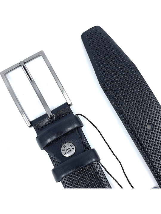 Men's Belt from Artificial Leather Black