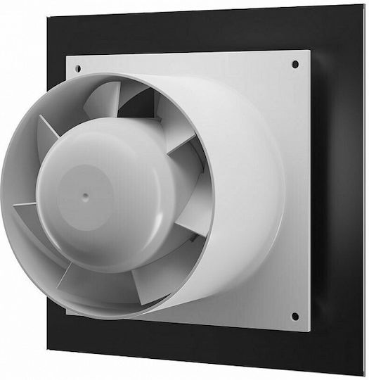 Dospel Veroni Glass 120 WCH Επιτοίχιος Εξαεριστήρας 120mm Μαύρος