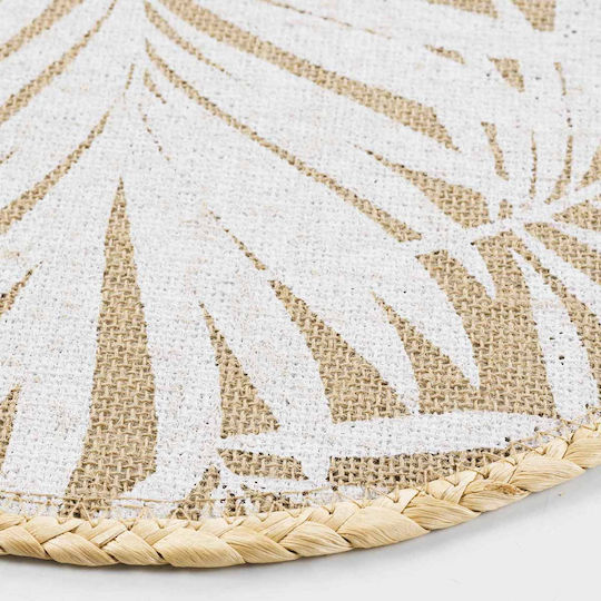 L-C Palam Placemat Round Wicker Beige 38cm 1pcs L-C Palam Placemat Round Wicker Beige 38cm 1pcs