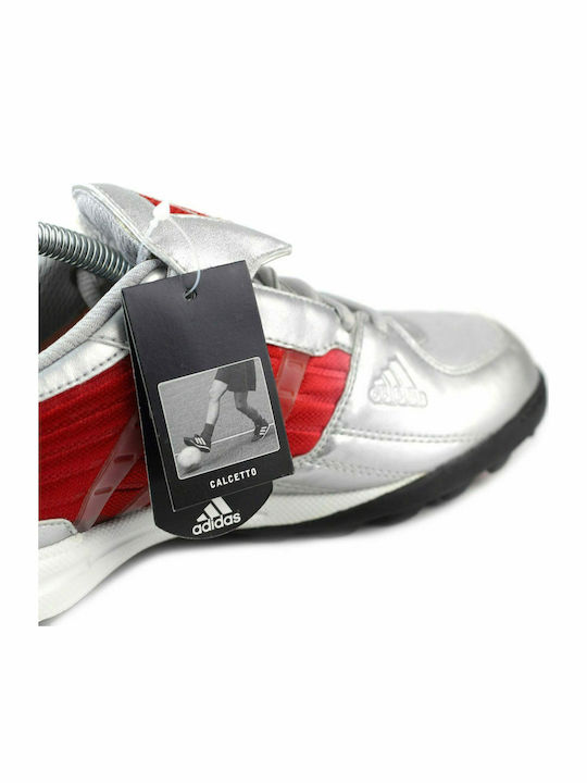 adidas Calcetto C5 Футболни Обувки с Гумена Подметка Сребристи
