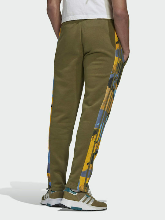 adidas Originals Sweatpants Focus Olive / Collegiate Gold