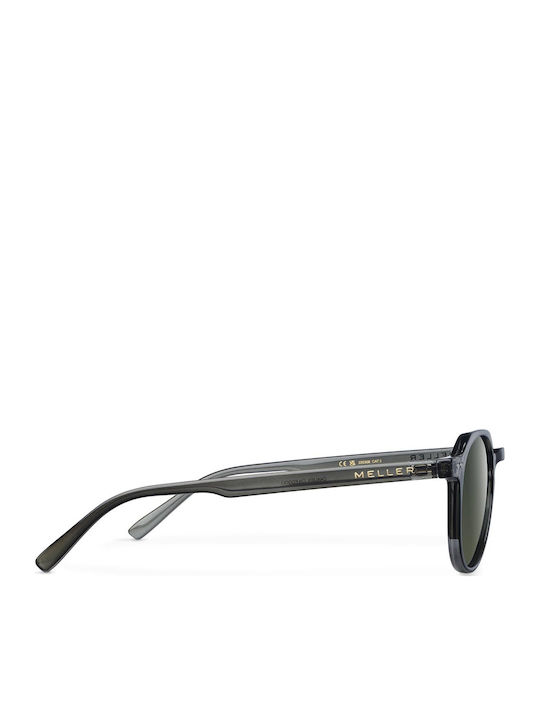 Meller Chauen Unisex Sunglasses with Gray Plastic Frame and Green Polarized Lens CH-FOGOLI