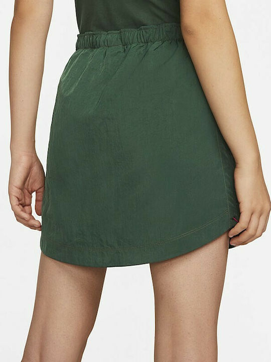 Nike Ψηλόμεση Mini Φούστα σε Πράσινο χρώμα