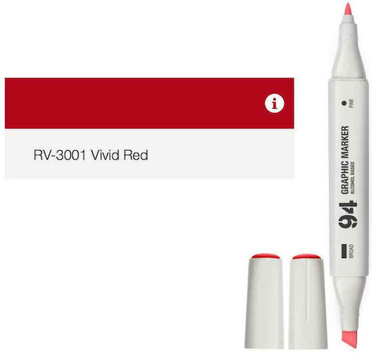 Montana Colors 94 Design Marker 7mm Red