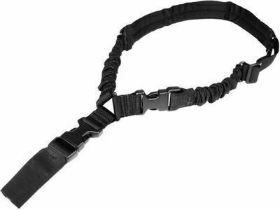 Amomax Gun Sling Single Point Sling with Clip in Black color